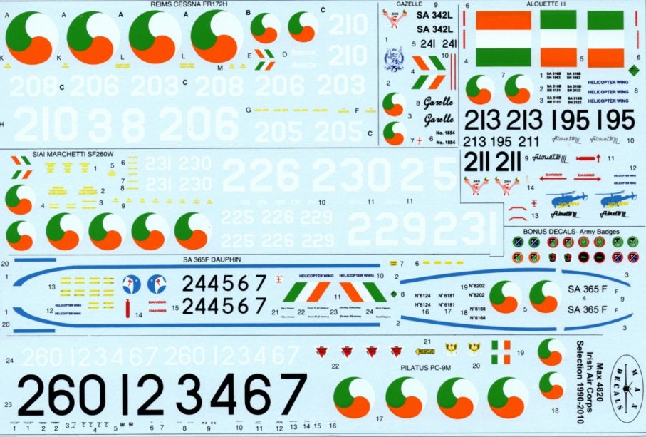 Max MAX4820 1:48 Irish Air Corps 1990-2010