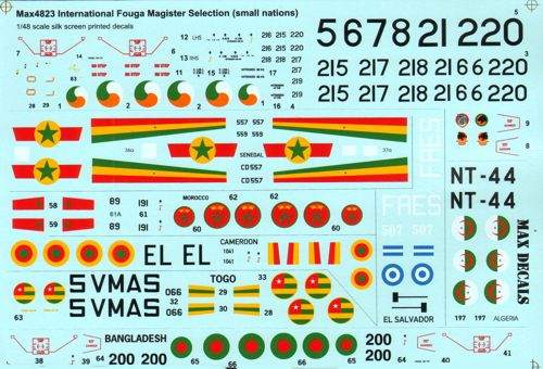 Max MAX4823 1:48 International Fouga CM.170 Magister