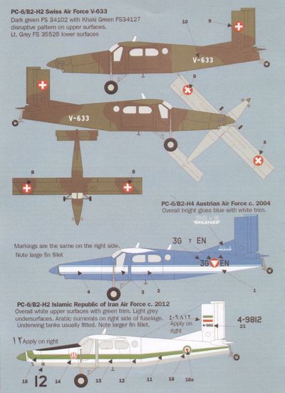 Max MAX4824 1:48 International Pilatus PC-6 Turbo Porter selection