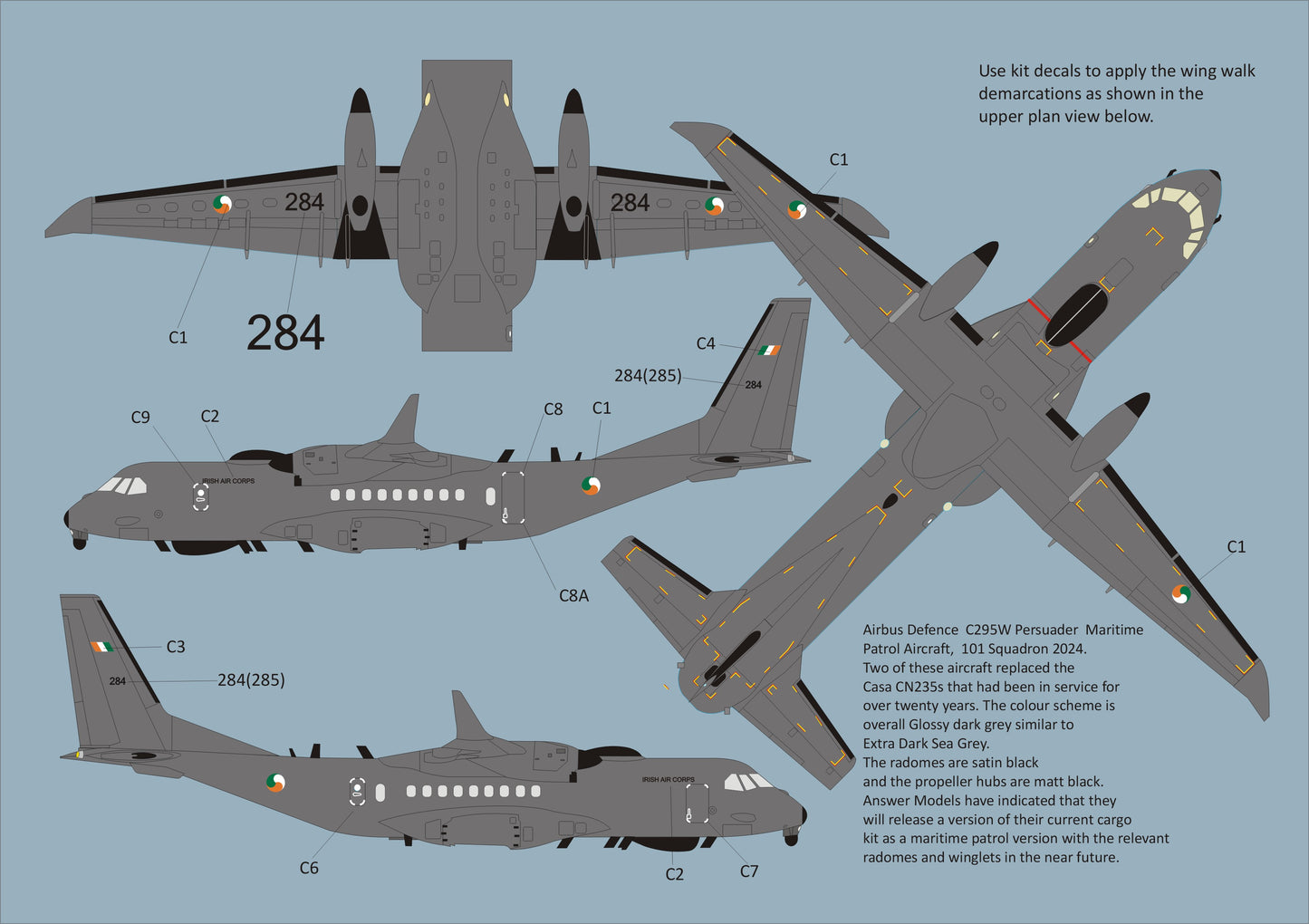 Max MAX7225 1:72 Irish Air Corps selection 2024