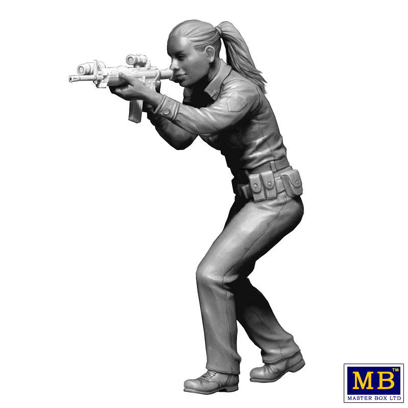Master Box MAS24064 Heist No.1 Police Figures 1:24