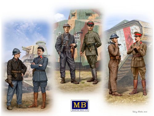 Master Box MAS35134 1:35 Tankmen of WWI Era