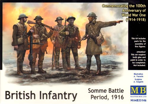 Master Box MAS35146 1:35 British Infantry, Battle of the Somme, 1914