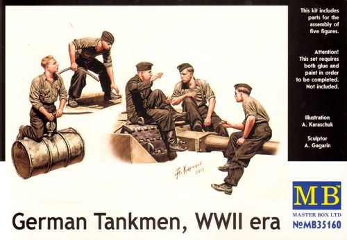 Master Box MAS35160 1:35 German Tankmen, WWII era