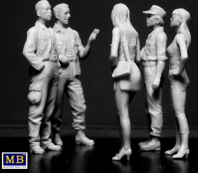 Master Box MAS35185 1:35 Somewhere in Saigon, Vietnam War Series