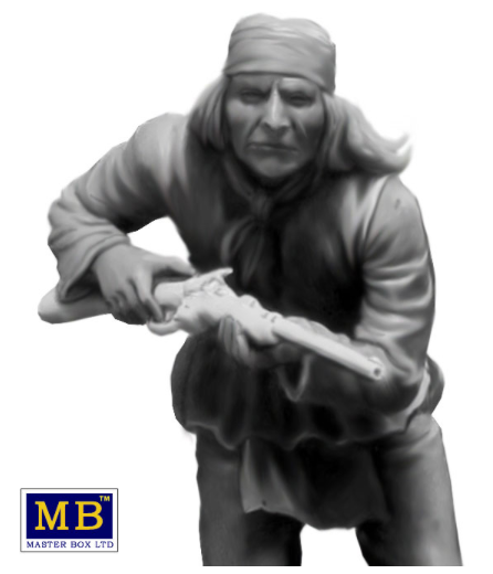 Master Box MAS35188 1:35 Indian Wars Series, Apache Attack