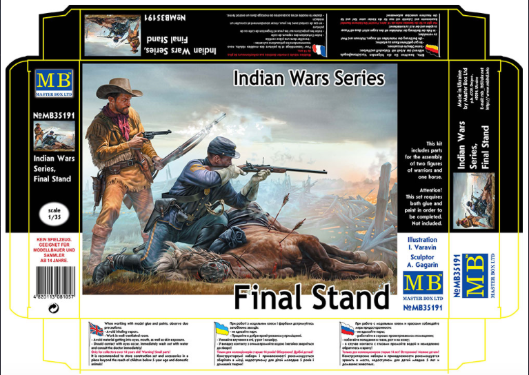 Master Box MAS35191 1:35 Indian WarsSeries, Final Stand