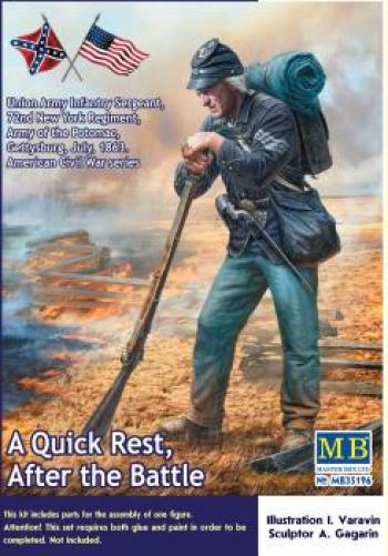Master Box MAS35196 1:35 Quick Rest Union Army Sergeant, ACW