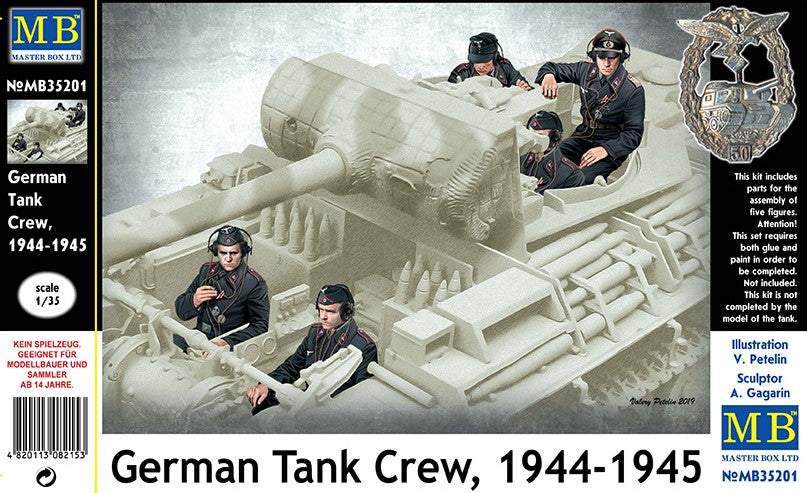 Master Box MAS35201 1:35 German Tank Crew 1944-1945