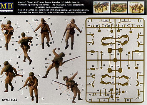 Master Box MAS3542 1:35 Japanese Special Naval Landing Force Tarawa, 1943