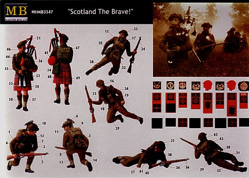 Master Box MAS3547 1:35 Scotland the Brave
