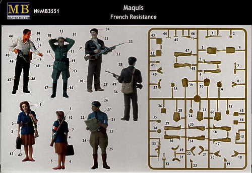 Master Box MAS3551 1:35 French Resistance and captured German