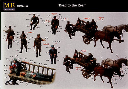 Master Box MAS3558 1:35 Road to the Rear
