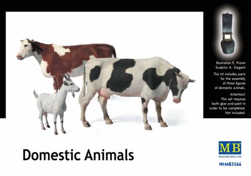 Master Box MAS3566 1:35 Domestic Animals