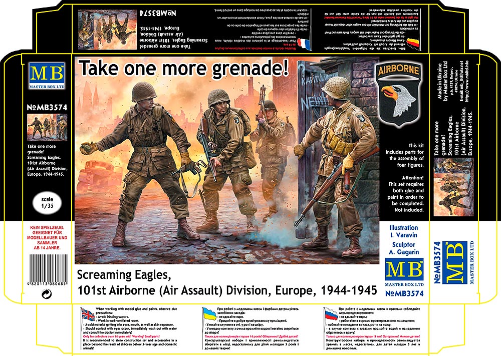 Master Box MAS3574 1:35 Take one more grenade! Screaming Eagles, 101st Airborne