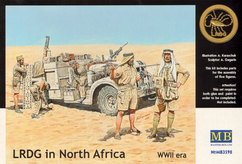 Master Box MAS3598 1:35 LRDG in North Africa WWII era