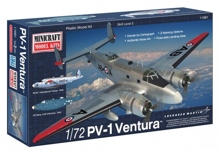 Minicraft MC11681 1:72 Lockheed PV-1 Ventura USN
