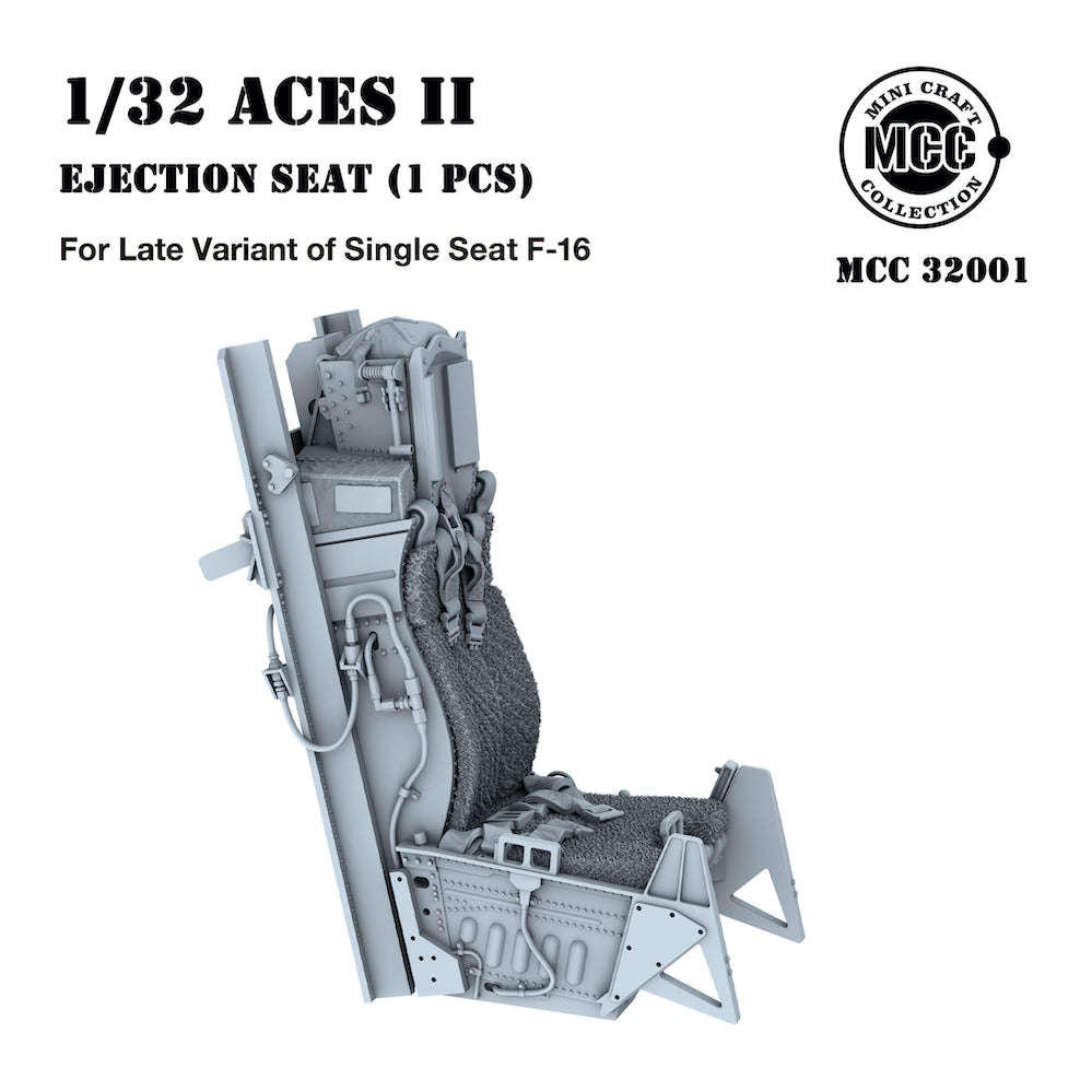 Mini Craft MCC32001 ACES II Ejection Seat F-16 Single Late 1:32