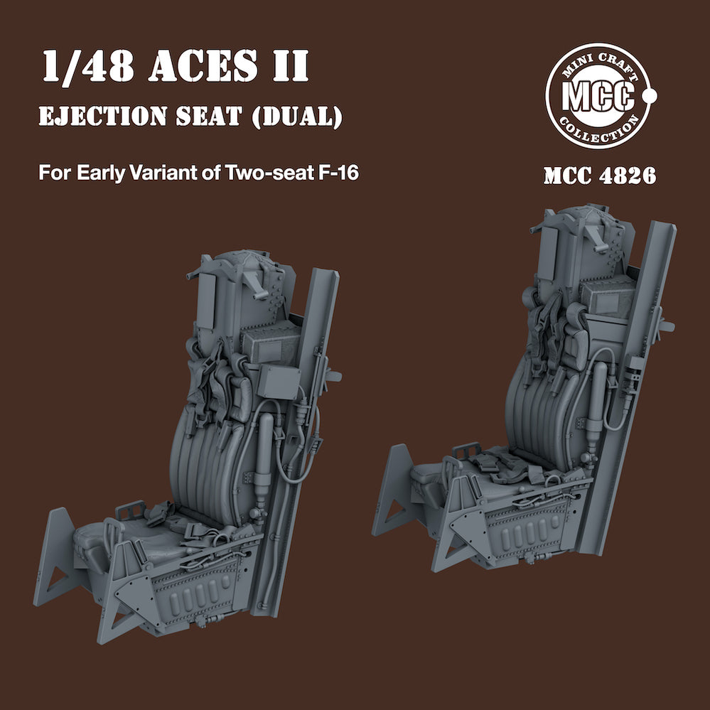 Mini Craft MCC4826 ACES II Ejection Seats F-16 Two-Seat Early 1:48