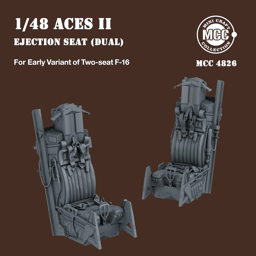 Mini Craft MCC4826 ACES II Ejection Seats F-16 Two-Seat Early 1:48