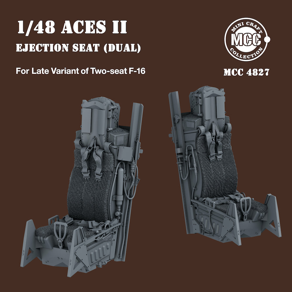 Mini Craft MCC4827 ACES II Ejection Seats F-16 Two-Seat Late 1:48