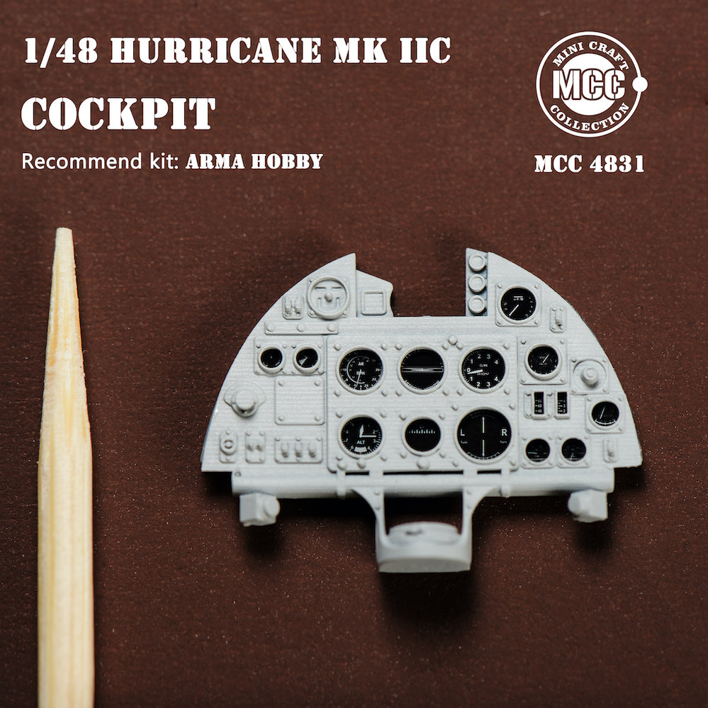 Mini Craft Collection MCC4831 1:48 Hawker Hurricane Mk.IIc Cockpit