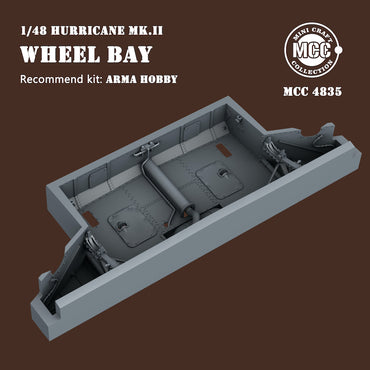 Mini Craft Collection MCC4835 1:48 Hawker Hurricane Mk.II Wheel bay