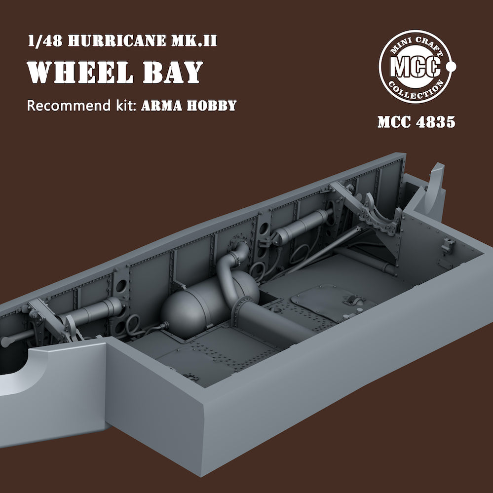 Mini Craft Collection MCC4835 1:48 Hawker Hurricane Mk.II Wheel bay