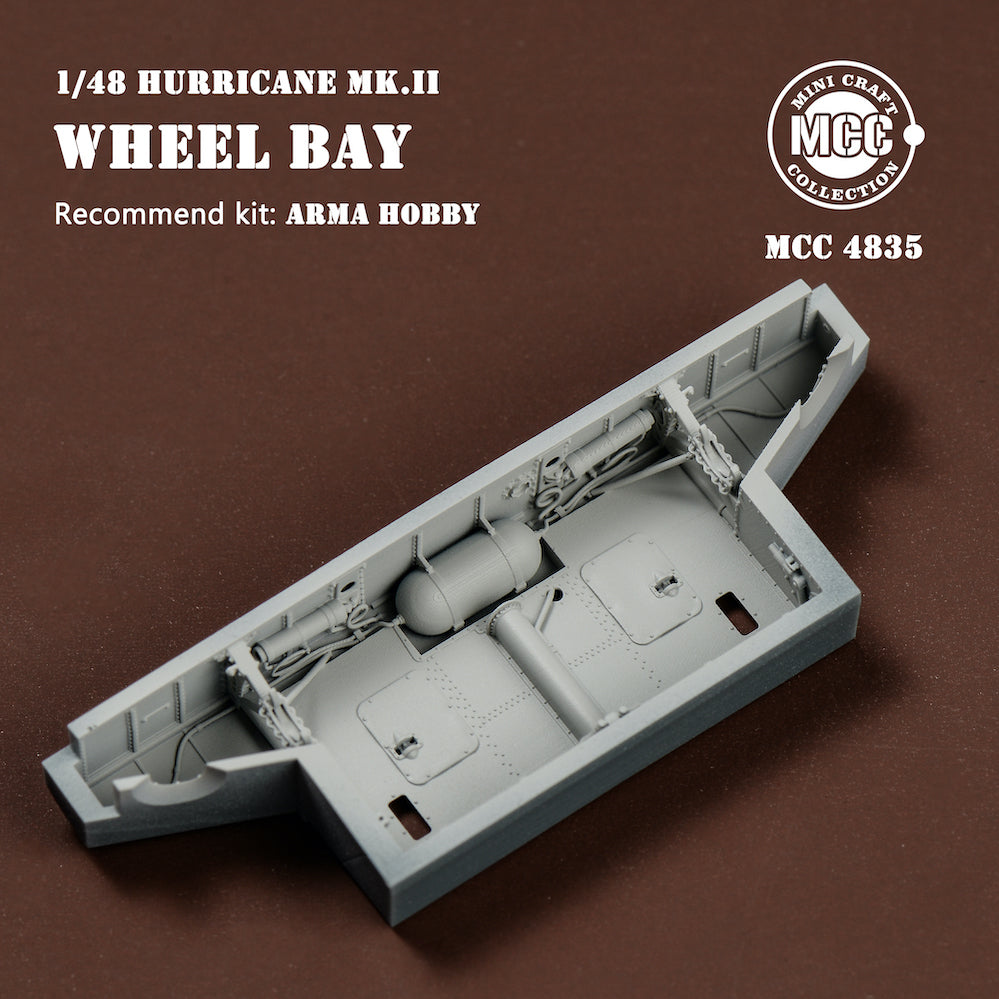 Mini Craft Collection MCC4835 1:48 Hawker Hurricane Mk.II Wheel bay