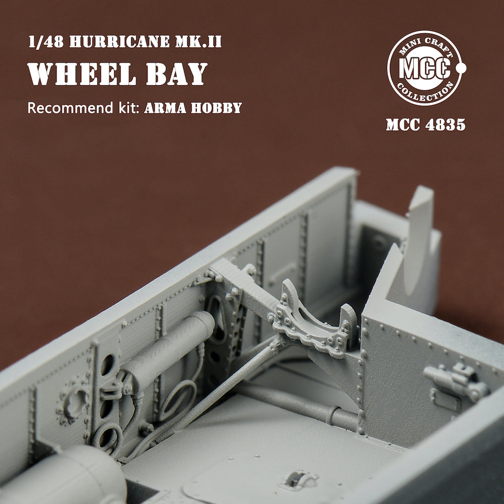 Mini Craft Collection MCC4835 1:48 Hawker Hurricane Mk.II Wheel bay