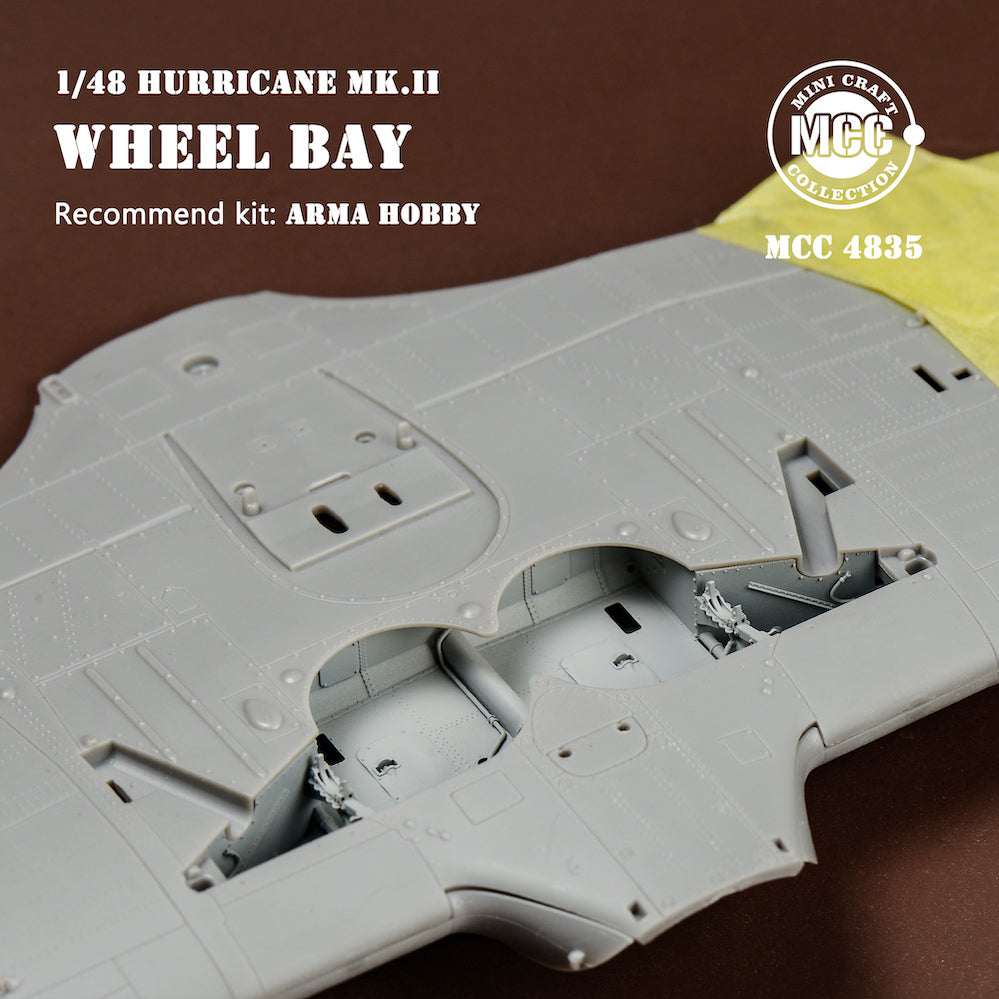 Mini Craft Collection MCC4835 1:48 Hawker Hurricane Mk.II Wheel bay
