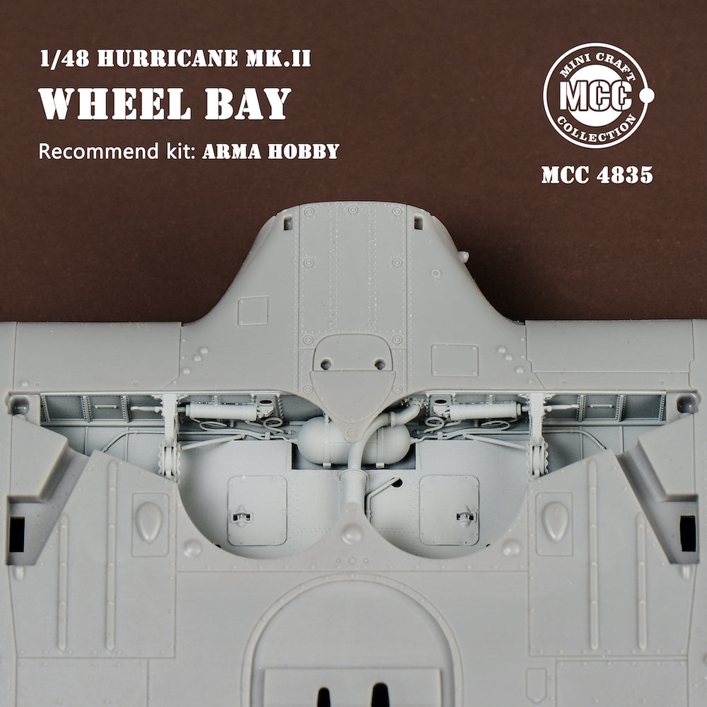 Mini Craft Collection MCC4835 1:48 Hawker Hurricane Mk.II Wheel bay