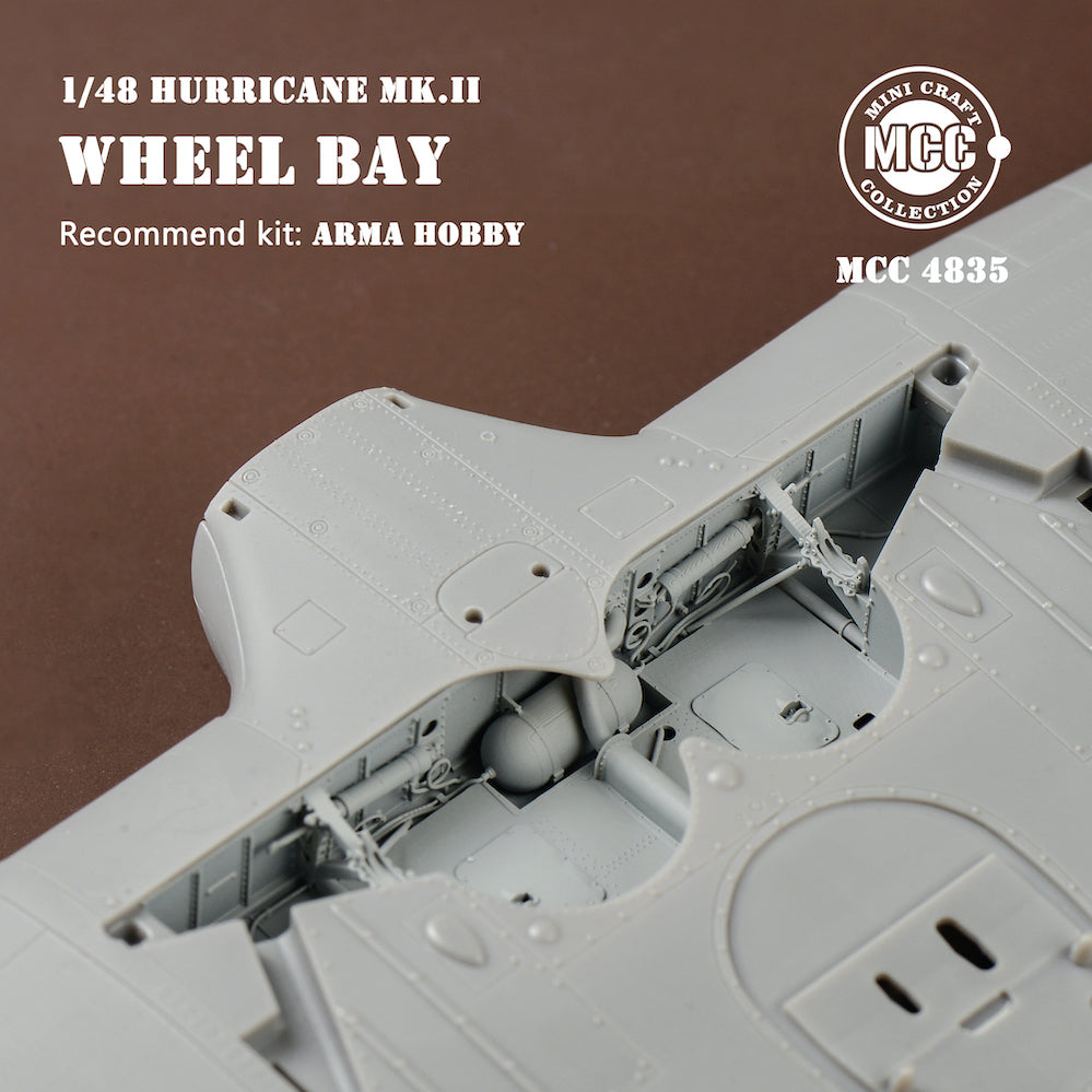 Mini Craft Collection MCC4835 1:48 Hawker Hurricane Mk.II Wheel bay