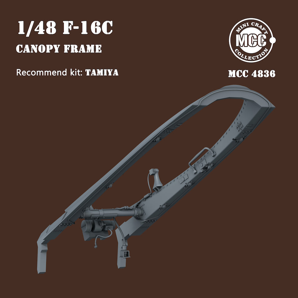 Mini Craft MCC4836 Canopy Frame Lockheed F-16C Single-Seat 1:48