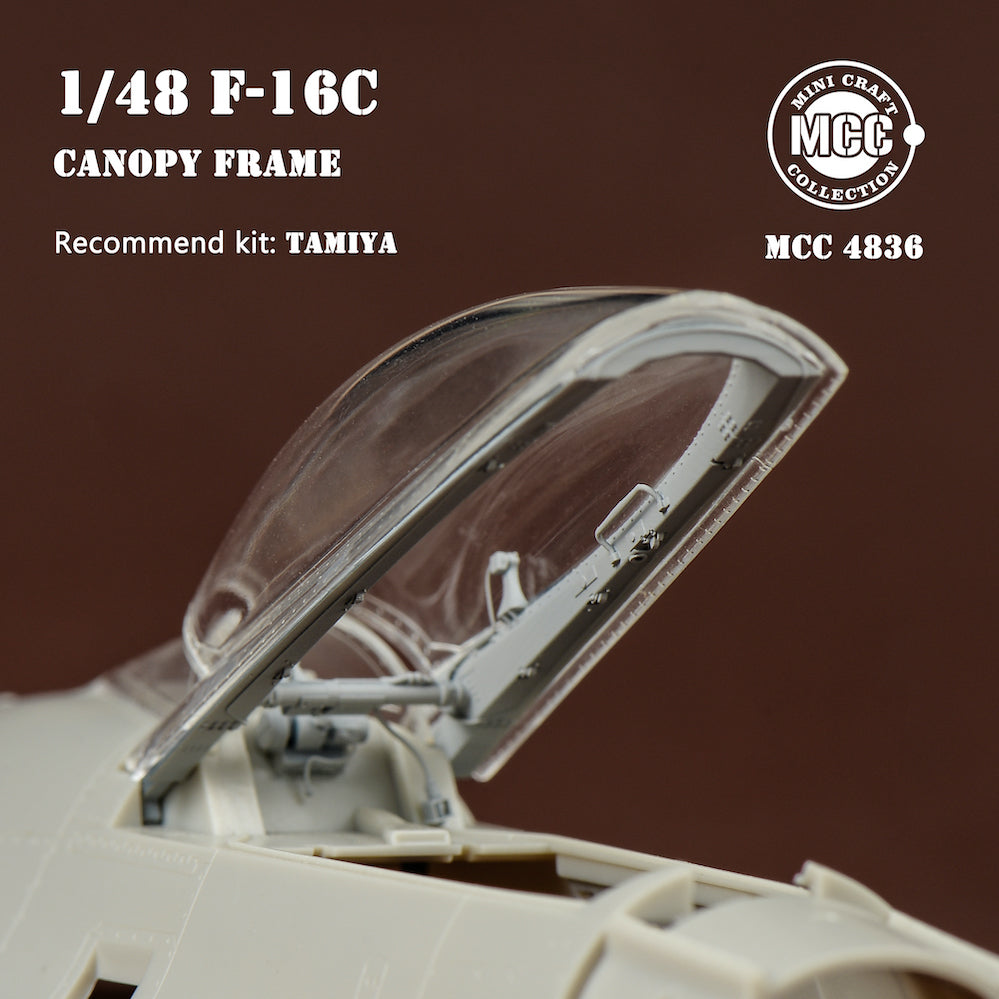 Mini Craft MCC4836 Canopy Frame Lockheed F-16C Single-Seat 1:48