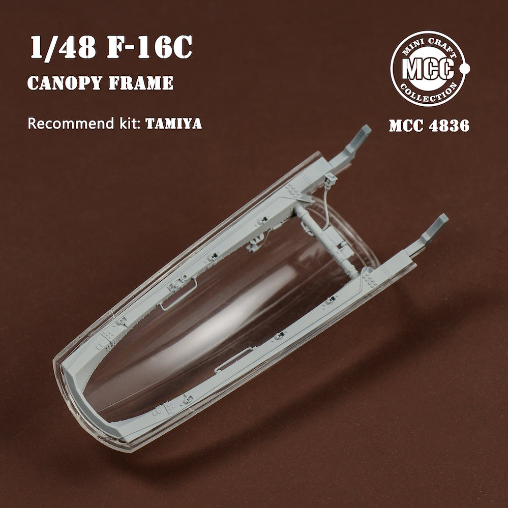 Mini Craft MCC4836 Canopy Frame Lockheed F-16C Single-Seat 1:48