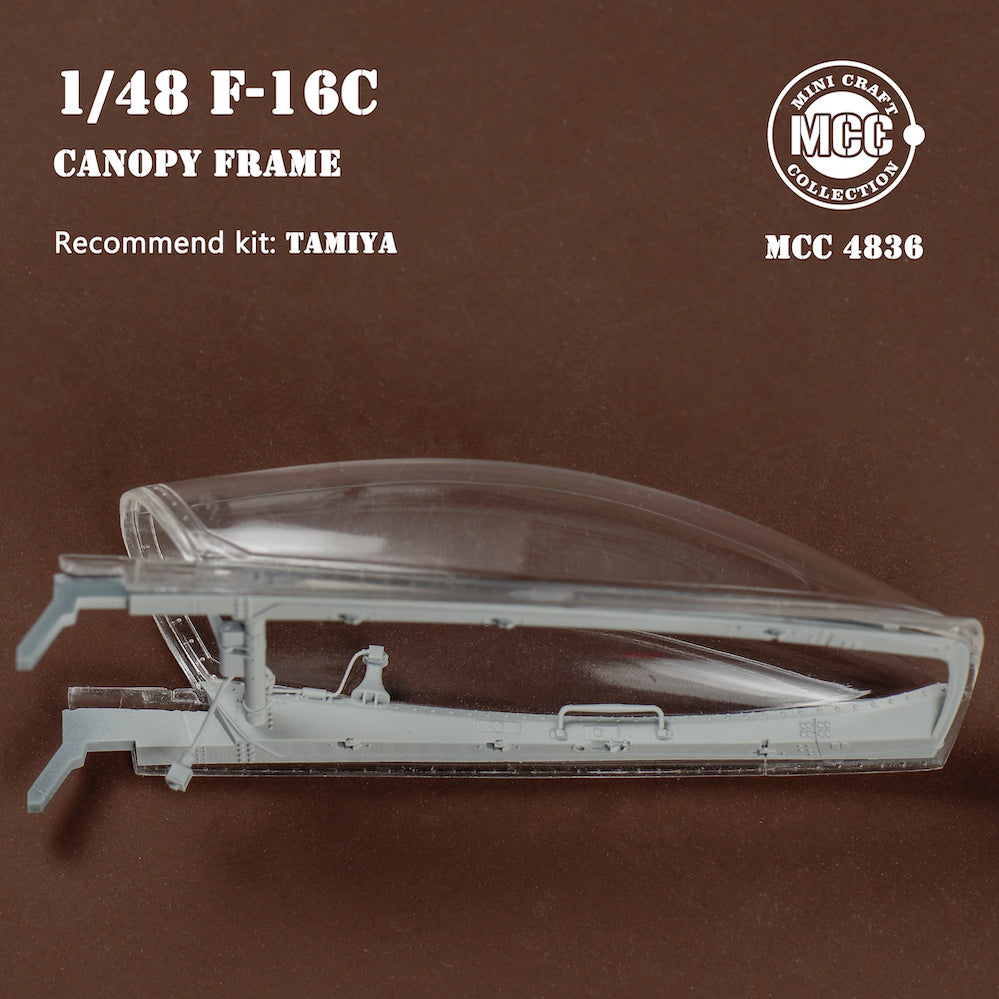 Mini Craft MCC4836 Canopy Frame Lockheed F-16C Single-Seat 1:48