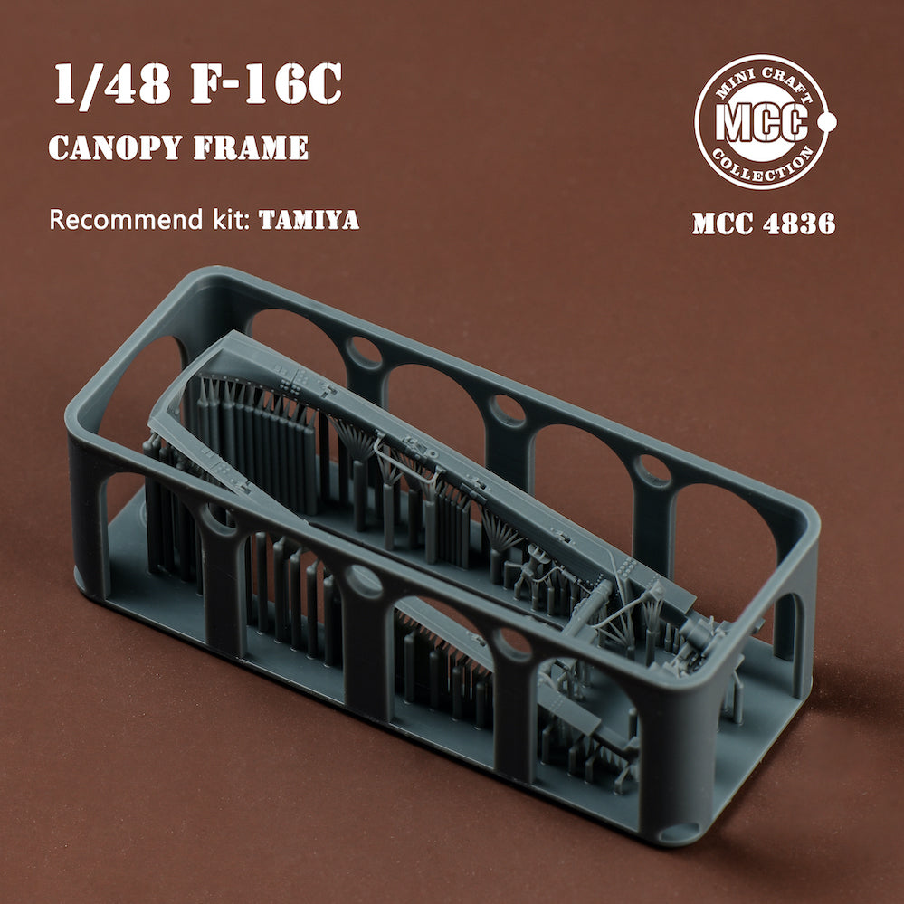 Mini Craft MCC4836 Canopy Frame Lockheed F-16C Single-Seat 1:48