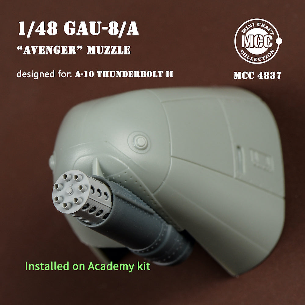Mini Craft Collection MCC4837 1:48 GAU-8 muzzle for Fairchild A-10A Thunderbolt