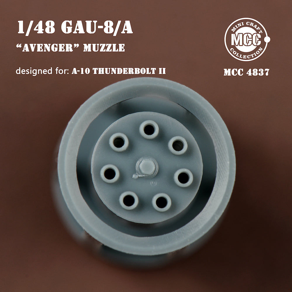 Mini Craft Collection MCC4837 1:48 GAU-8 muzzle for Fairchild A-10A Thunderbolt