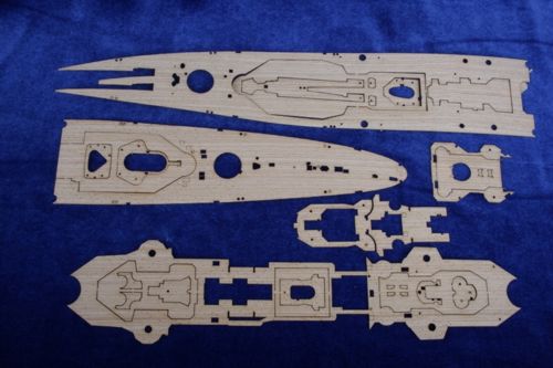 Mk.1 Design MD-35012 1:350 Admiral Hipper German Cruiser 1941 Wooden Deck