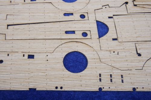 Mk.1 Design MD-35014 1:350 Tirpitz German Battleship WOODEN DECK