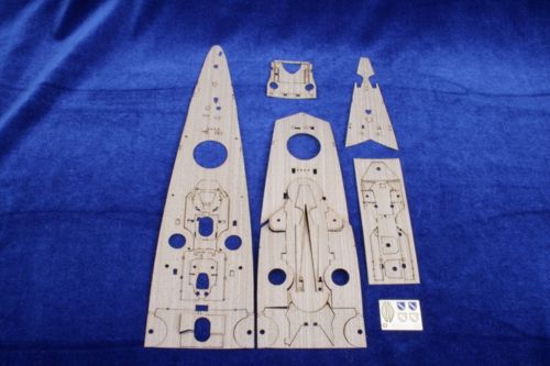 Mk.1 Design MD-35015 1:350 Battleship Scharnhorst WOODEN DECK