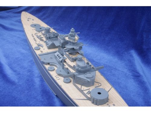Mk.1 Design MD-35017 1:350 Tirpitz German Battleship WOODEN DECK