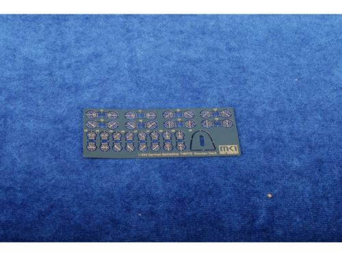 Mk.1 Design MD-35017 1:350 Tirpitz German Battleship WOODEN DECK