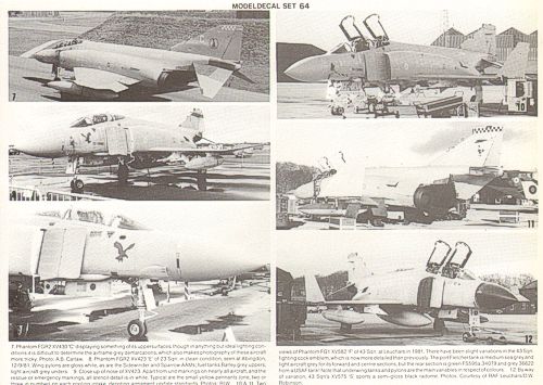 Modeldecal MD064 Phantom FG.1/FGR.2 & Hawk T.1 Decals 1:72