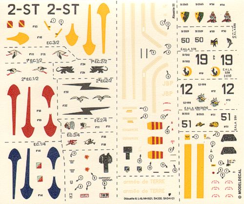 Modeldecal MD068 1:72 Armee de L'Air