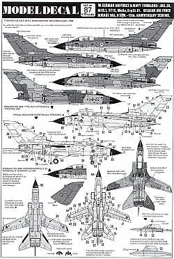 Modeldecal MD087 German Navy/Air Force Tornado IDS Decals 1:72