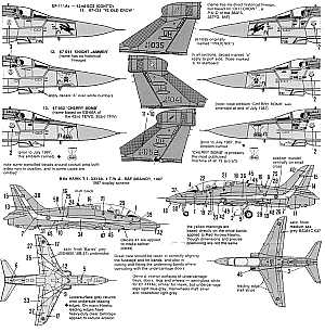 Modeldecal MD091 EF-111A Raven USAFE Upper Heyford Decals 1:72
