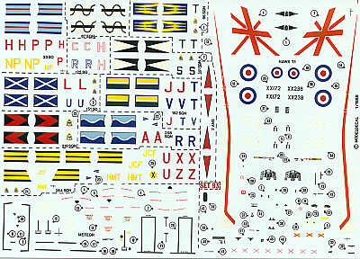 Modeldecal MD093 1:72 RAF Gloster Meteor night fighters